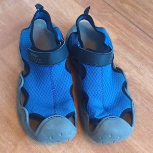 Crocs men's size 12 blue and gray